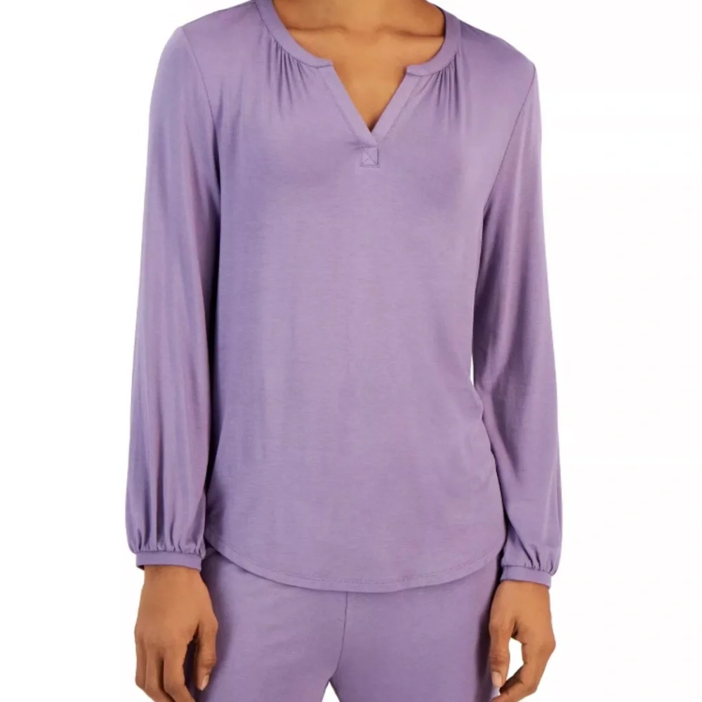 NWT 2pc Modern Essentials Long Sleeve Pajama Set Dusty Lilac